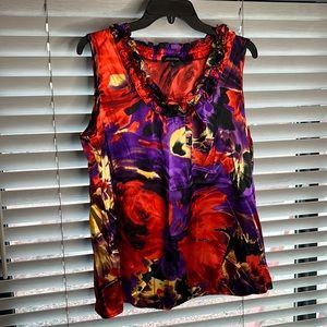 Dark Shade Sleeveless blouse